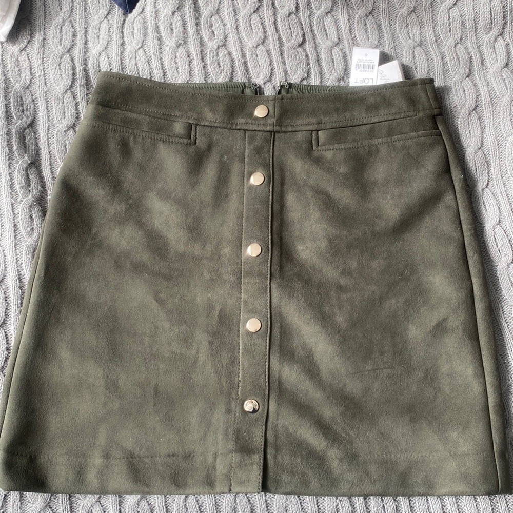 Loft NWT mini skirt - khaki green